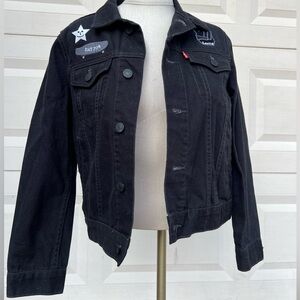Levi’s Black Denim Jean Jacket for 10-12 year old size M.